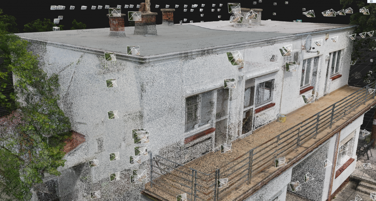 Teljes drón épületfelmérés és 3D modellezés lézerszkennelés nélkül